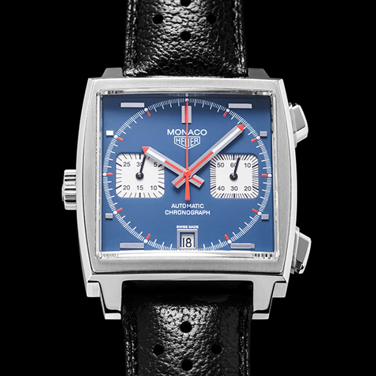 Pre Owned Tag Heuer Monaco CAW211A.EB0026 Watch Watchfinder Co